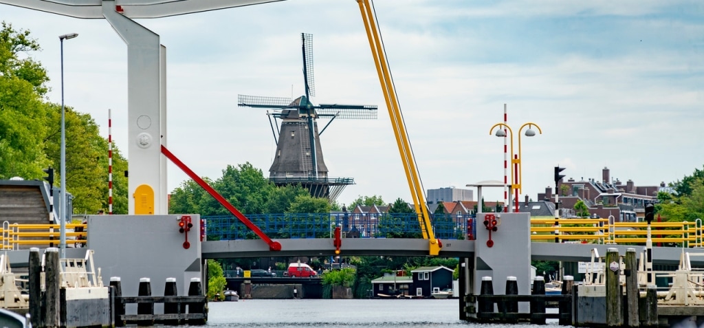 Fahrt Amsterdam Grachtengürtel Amstel Mühle Ost
