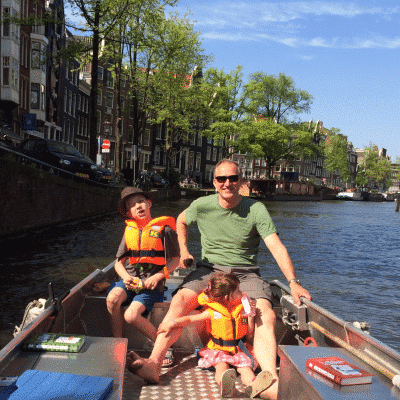 Bootfahren in Amsterdam