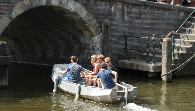 Elektroboot fahren Amsterdam